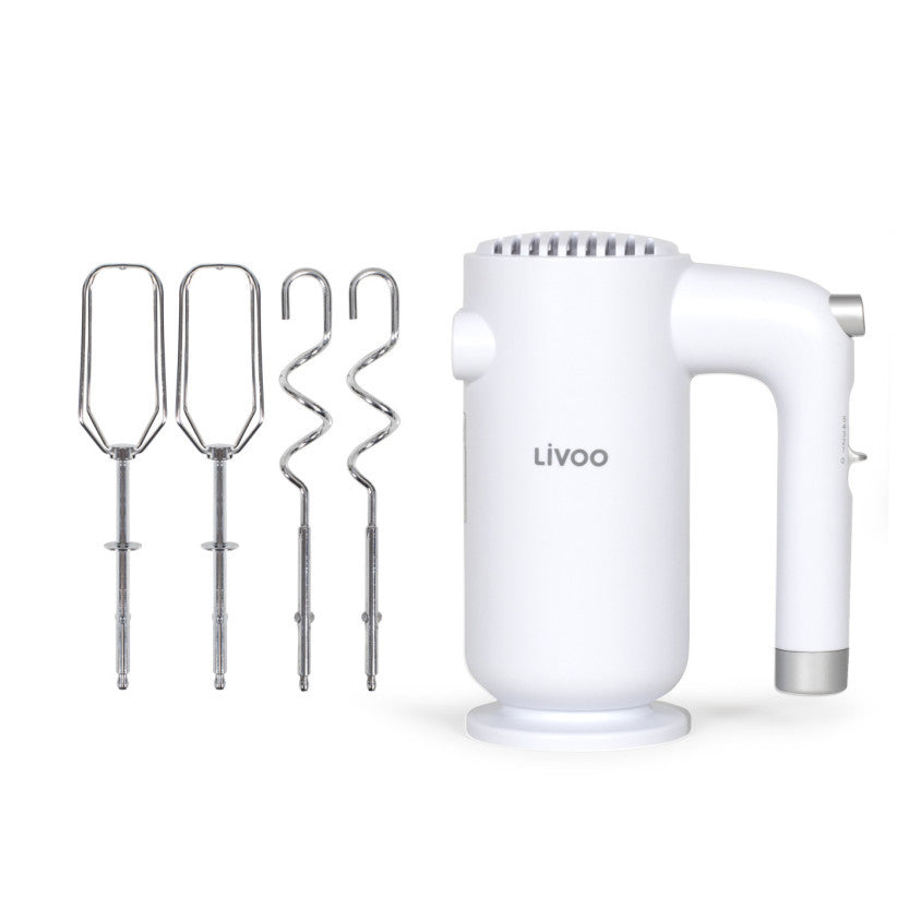 Batteur électrique Livoo – blanc et argent