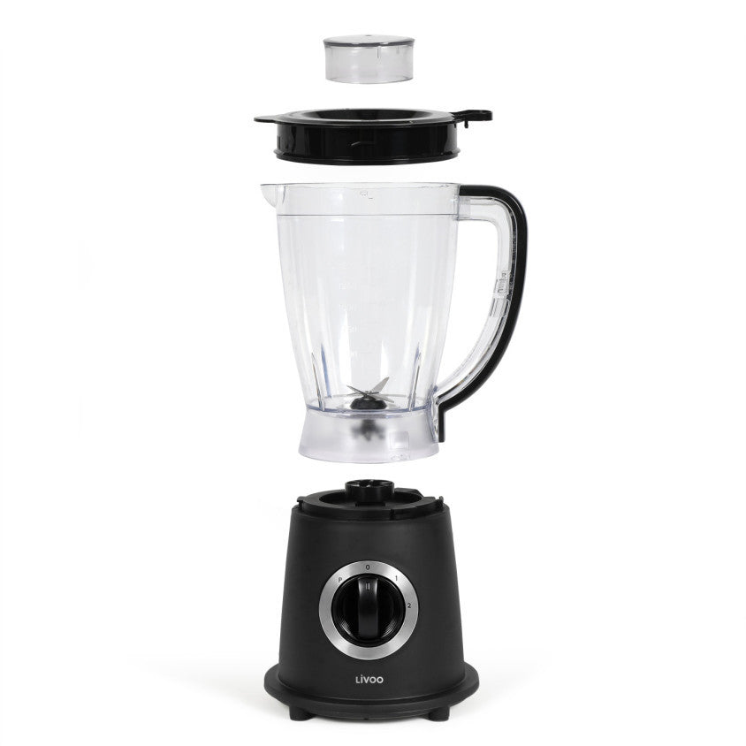 Blender 1,5 L rangement compact Livoo – noir