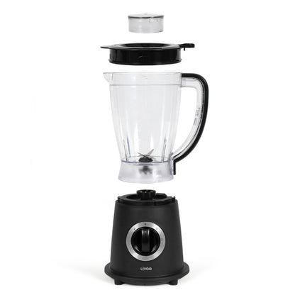 Blender 1,5 L rangement compact Livoo – noir