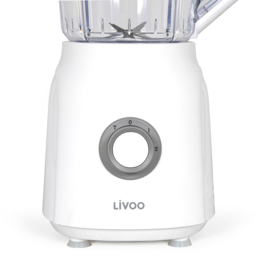 Blender 1,5 L Livoo – blanc et transparent