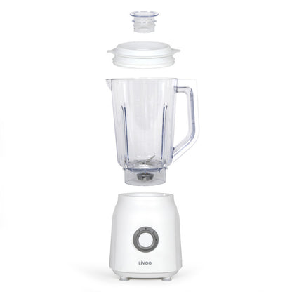 Blender 1,5 L Livoo – blanc et transparent