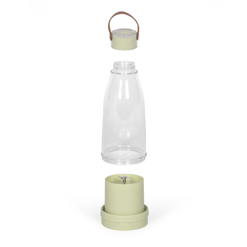 Blender portable Livoo – matcha et transparent, 1500mAh, 300 ml (réf. DOP241M)