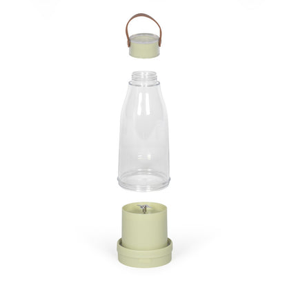 Blender portable Livoo – matcha et transparent, 1500mAh, 300 ml (réf. DOP241M)
