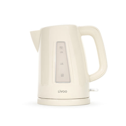 Bouilloire 1,7 L Livoo – blanc cassé