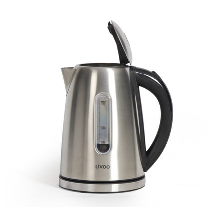 Bouilloire en acier inoxydable 1,7 L Livoo – gris