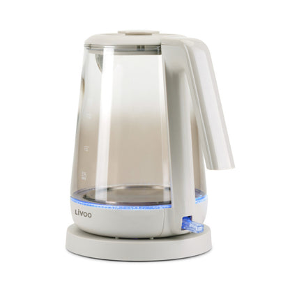 Bouilloire en verre 1,7 L Livoo – gris