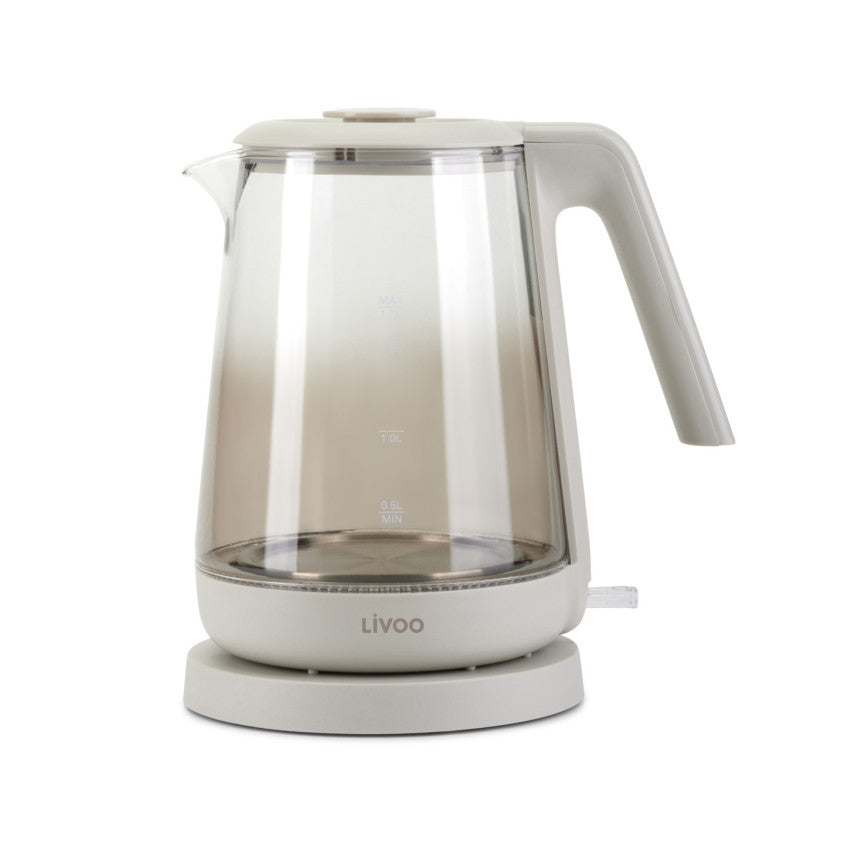 Bouilloire en verre 1,7 L Livoo – gris