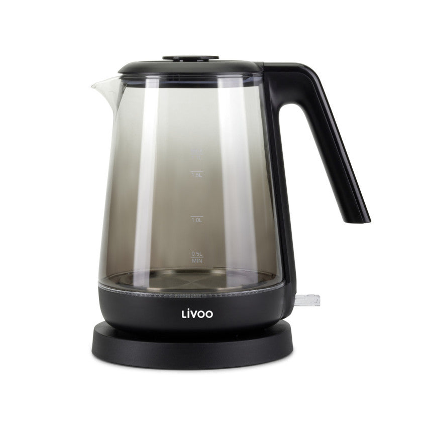 Bouilloire en verre 1,7 L Livoo – noir