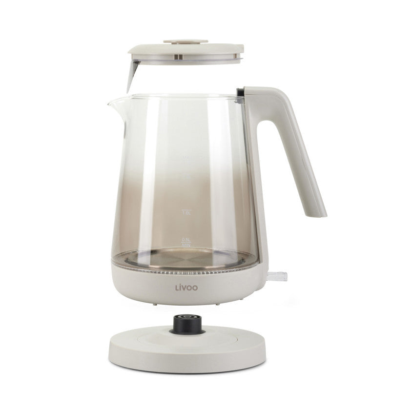 Bouilloire en verre 1,7 L Livoo – gris
