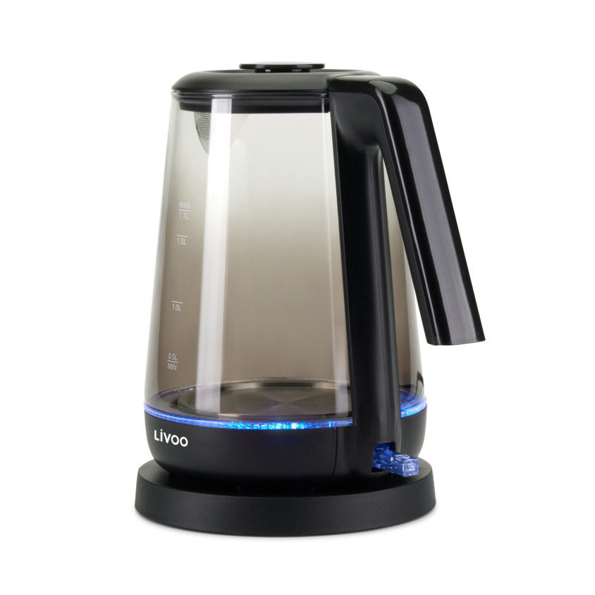 Bouilloire en verre 1,7 L Livoo – noir