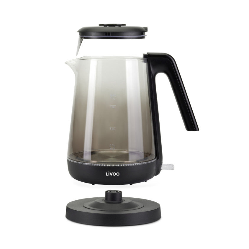 Bouilloire en verre 1,7 L Livoo – noir