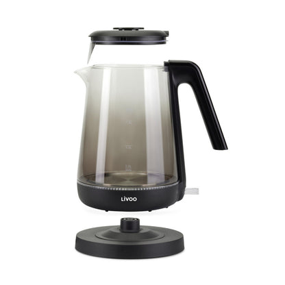 Bouilloire en verre 1,7 L Livoo – noir