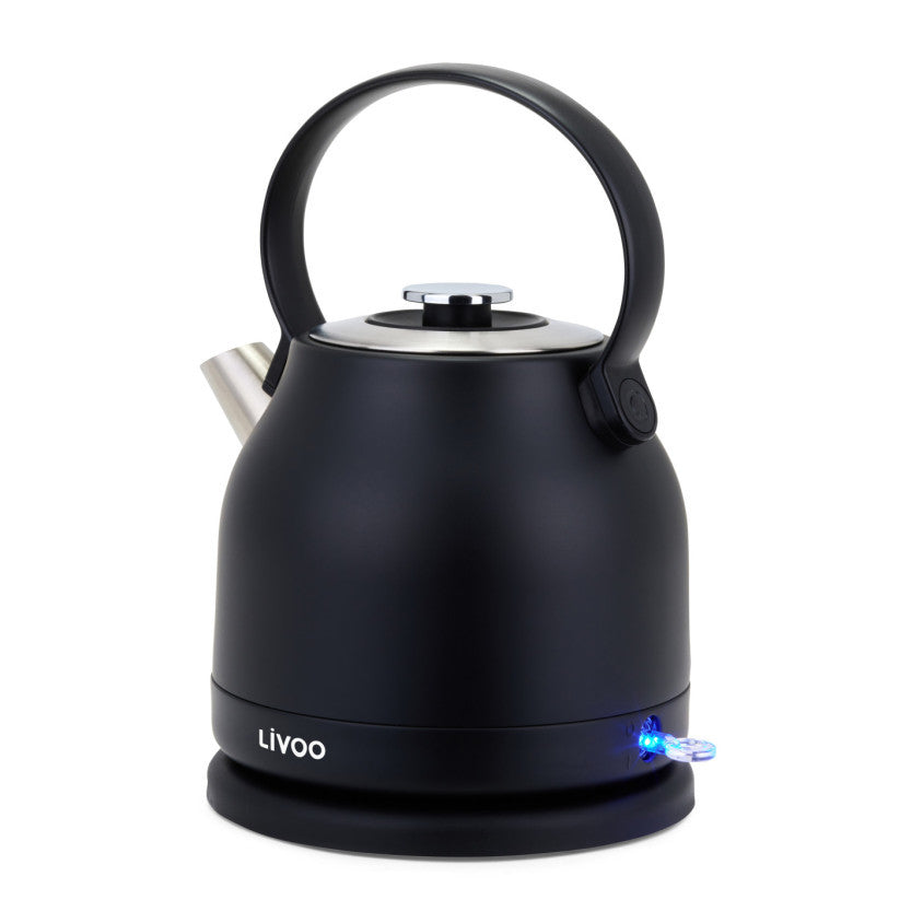 Bouilloire rétro 1,5 L Livoo – noir