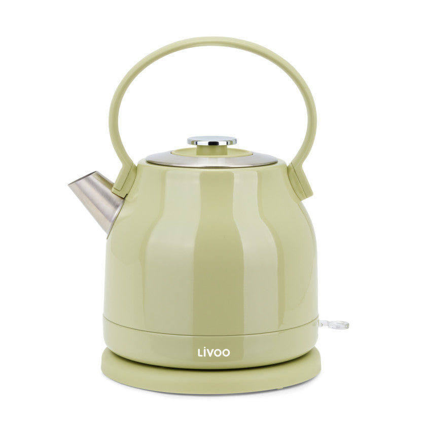 Bouilloire rétro 1,5 L Livoo – matcha