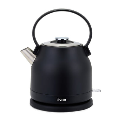 Bouilloire rétro 1,5 L Livoo – noir