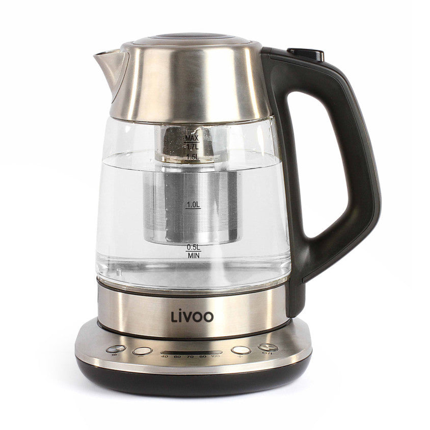 Bouilloire théière à température variable 1,7 L Livoo