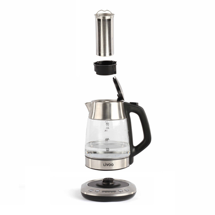 Bouilloire théière à température variable 1,7 L Livoo