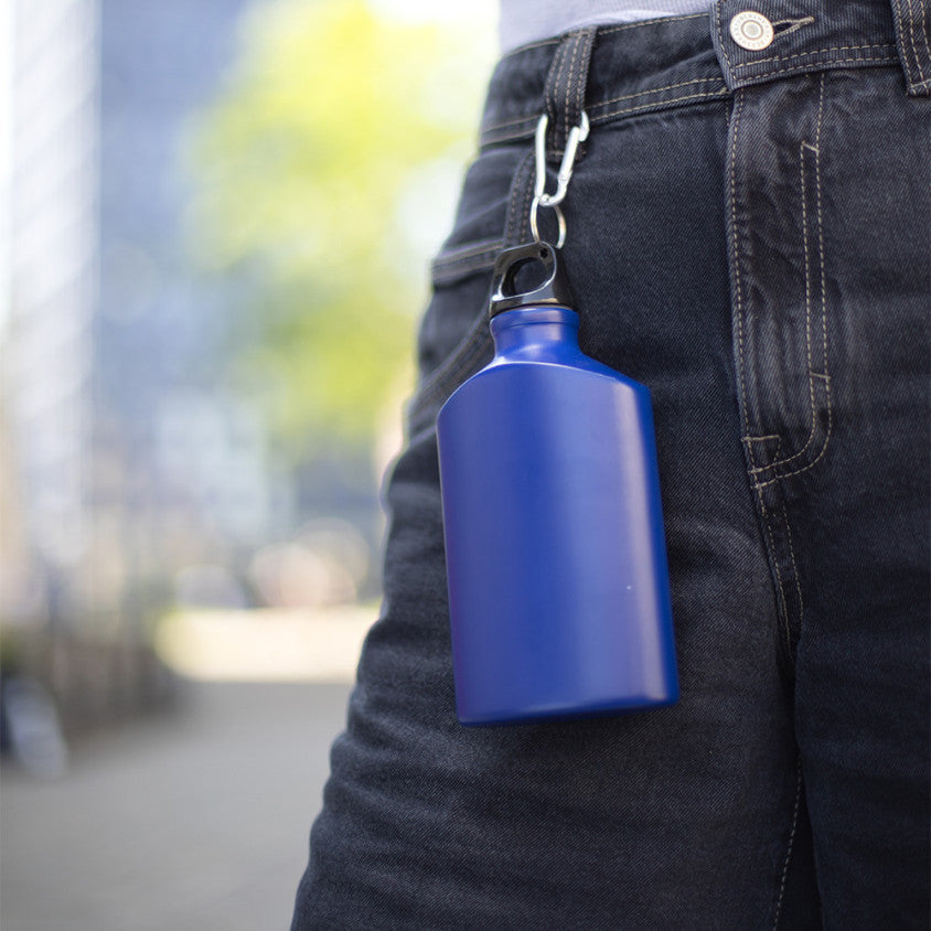 Bouteille aluminium recyclé 500 ml Livoo – bleu