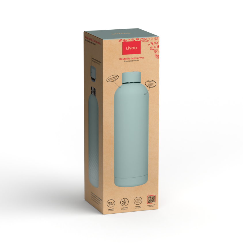 Bouteille isotherme 750 ml Livoo
