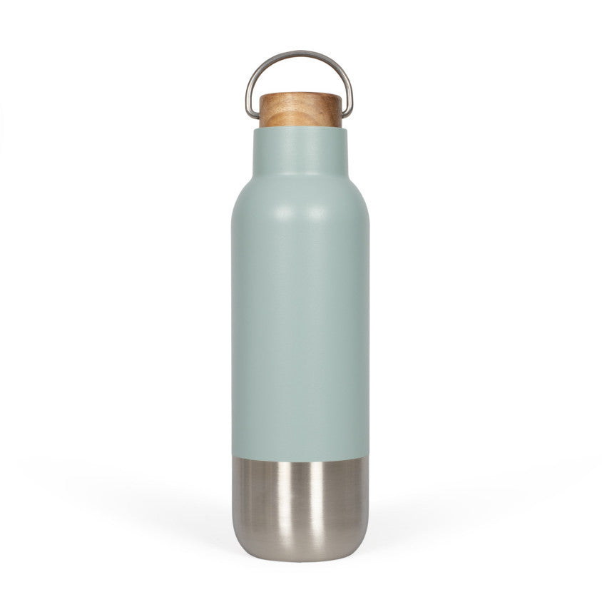 Bouteille isotherme recyclé 650 ml Livoo – vert