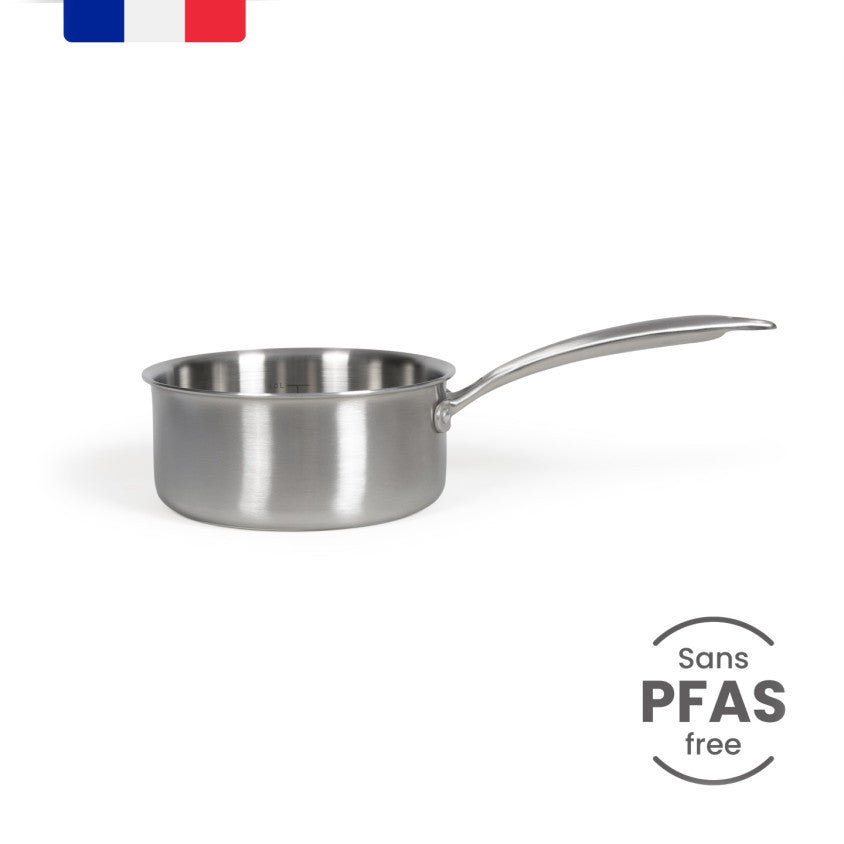 Brigade - Casserole en acier inoxydable 16 cm Livoo