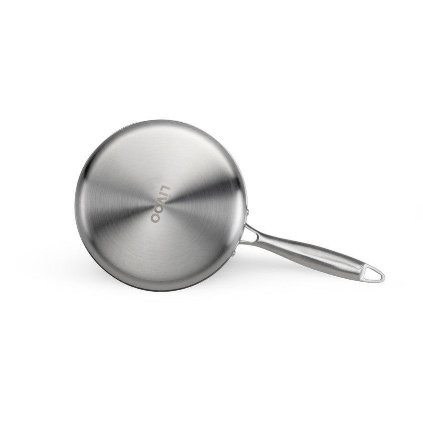 Brigade - Casserole en acier inoxydable 18 cm Livoo