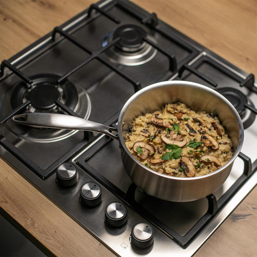 Brigade - Casserole en acier inoxydable 20 cm Livoo