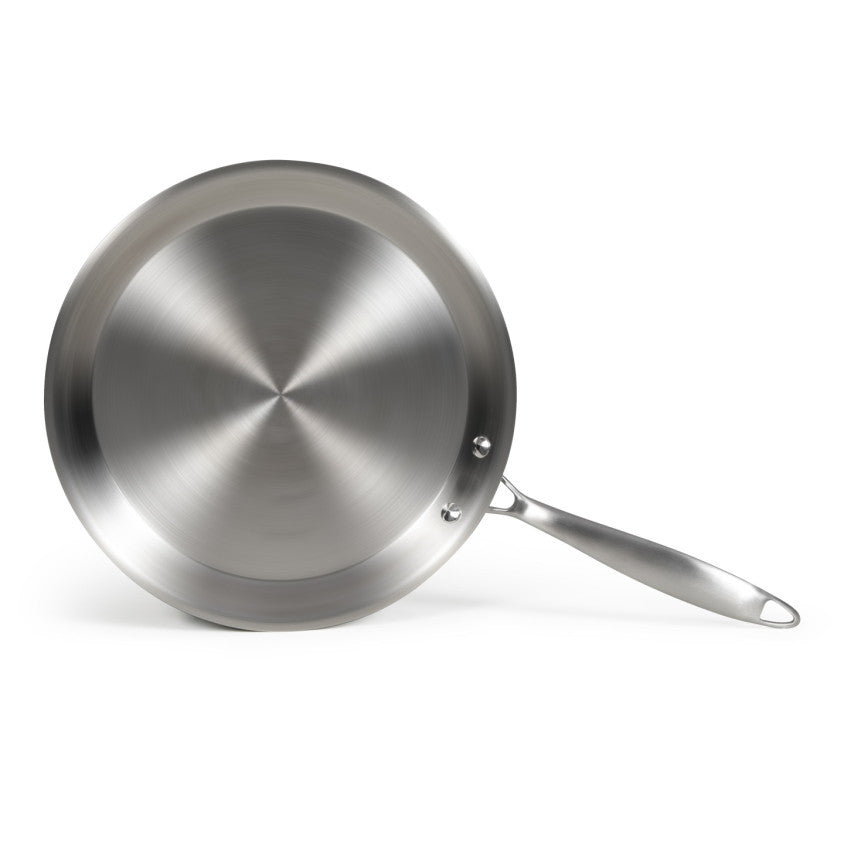 Brigade - Crêpière en acier inoxydable 28 cm Livoo