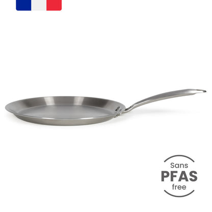 Brigade - Crêpière en acier inoxydable 28 cm Livoo