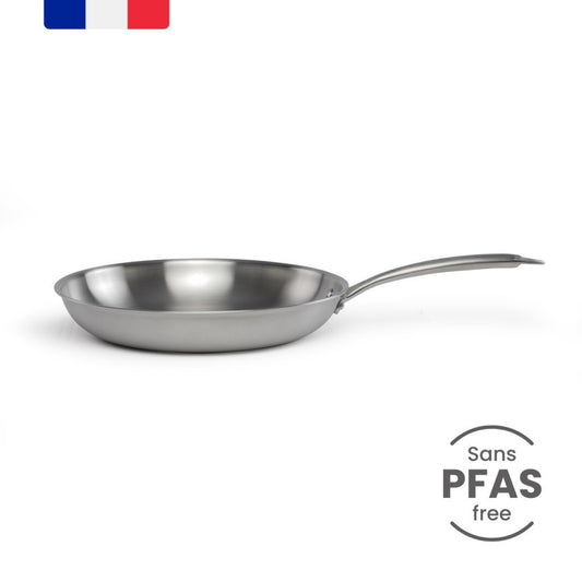 Brigade - Poêle en acier inoxydable 24 cm Livoo