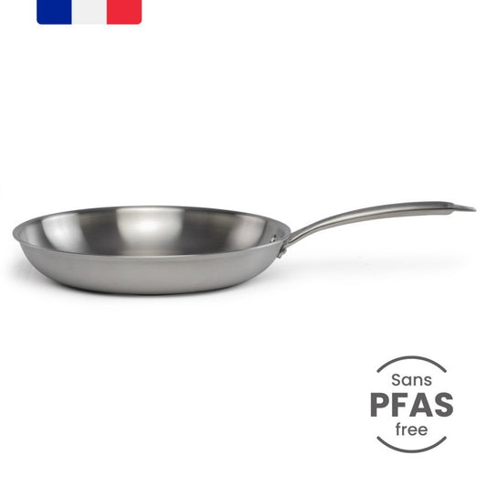 Brigade - Poêle en acier inoxydable 28 cm Livoo