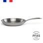 Brigade - Poêle en acier inoxydable 28 cm Livoo