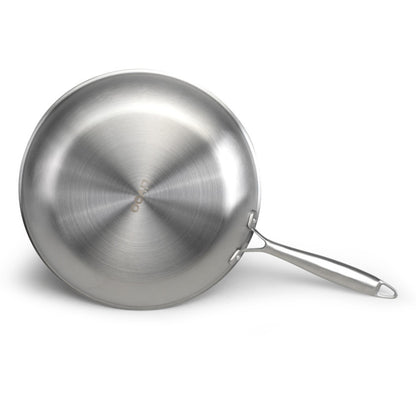 Brigade - Poêle en acier inoxydable 28 cm Livoo