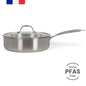Brigade - Sauteuse en acier inoxydable 28 cm Livoo