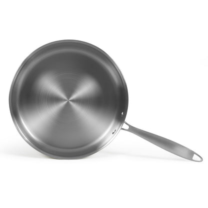 Brigade - Sauteuse en acier inoxydable 28 cm Livoo