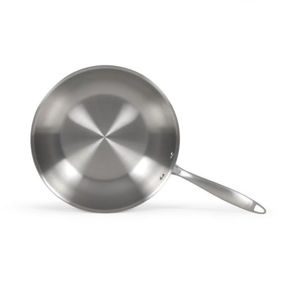 Brigade - Wok en acier inoxydable 28 cm Livoo