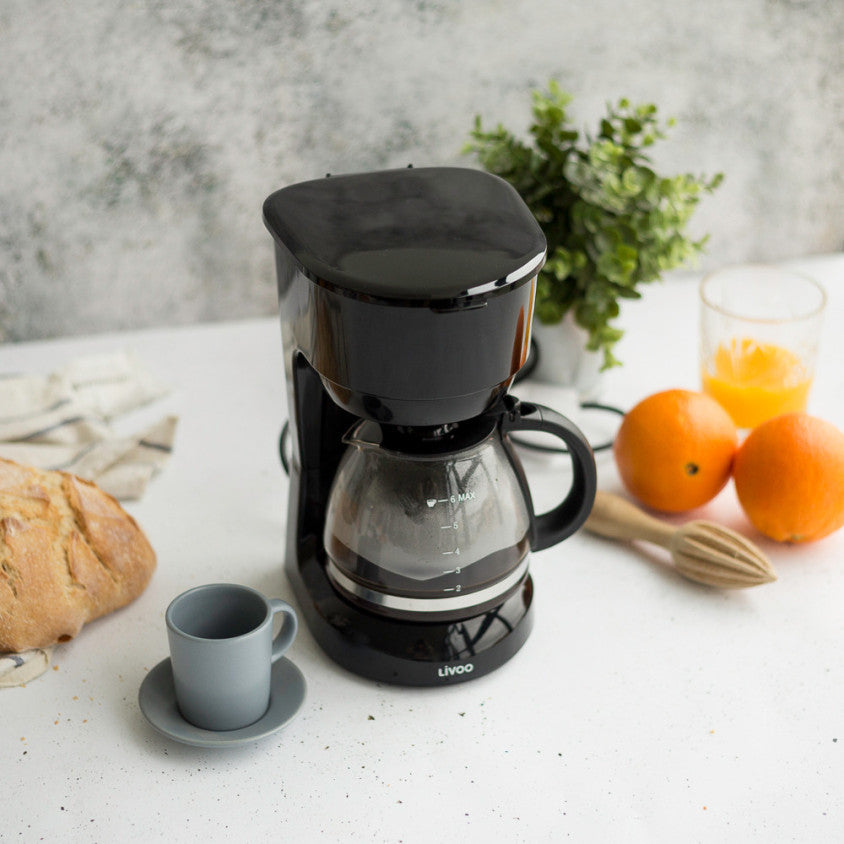 Cafetière électrique Livoo – noir, 600 W, 0,75 L