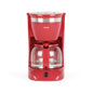 Cafetière électrique Livoo – rouge chili, 800 W, 1,25 L