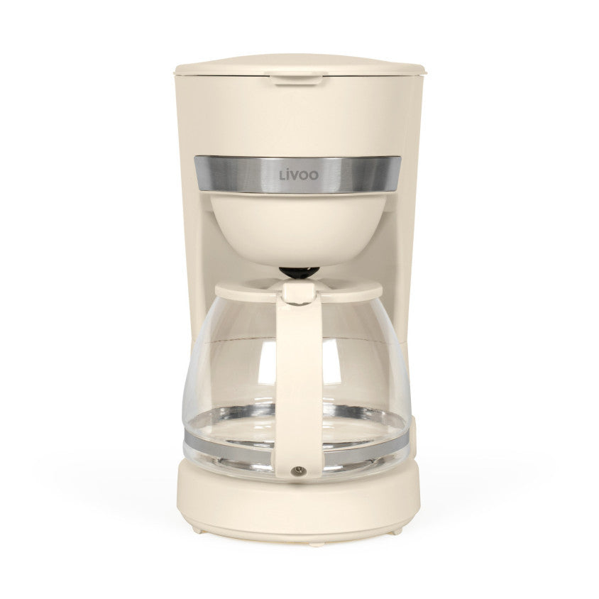 Cafetière électrique Livoo – blanc cassé
