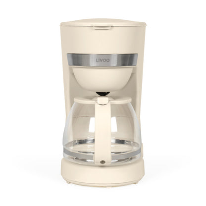 Cafetière électrique Livoo – blanc cassé