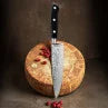 Couteau de chef 16 cm martelé avec protection de lame - Carbon | Sabatier Trompette