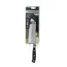 Couteau santoku 18 cm martelé avec protection de lame - Carbon | Sabatier Trompette