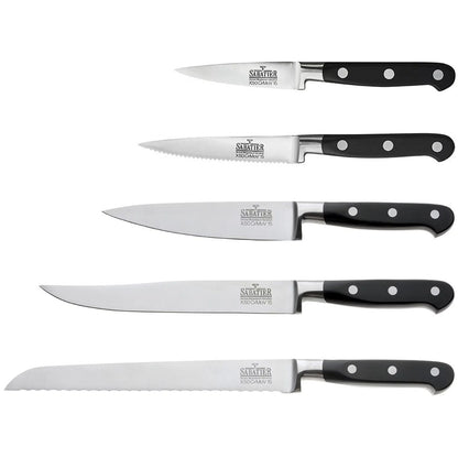 Bloc 5 pièces - V Sabatier | Richardson Sheffield — couteaux composant le bloc — Cuisine de France