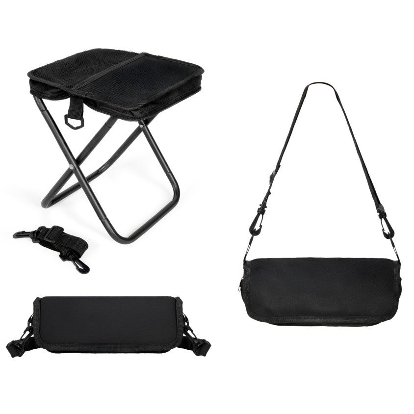 Chaise pliable portable Livoo – noir