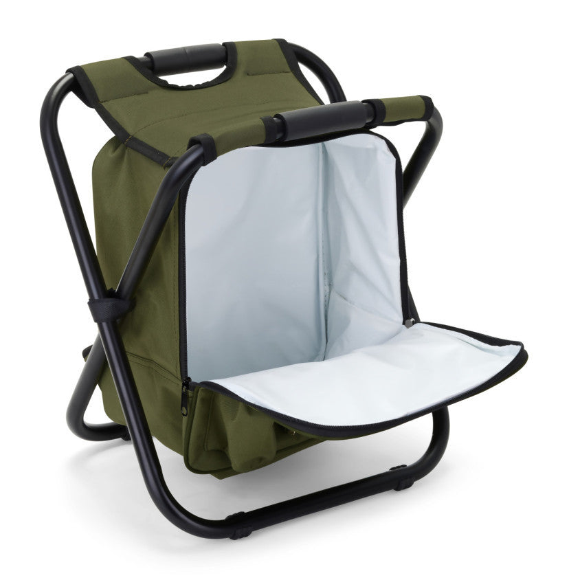 Chaise sac à dos isotherme Livoo – vert et noir