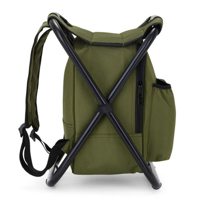 Chaise sac à dos isotherme Livoo – vert et noir