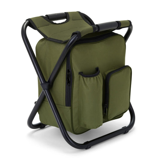 Chaise sac à dos isotherme Livoo – vert et noir