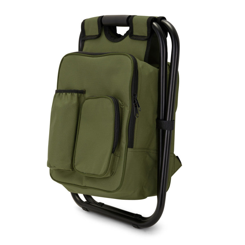 Chaise sac à dos isotherme Livoo – vert et noir