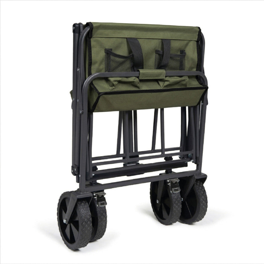 Chariot de transport pliable Livoo – kaki