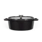 Cocotte ovale en fonte Livoo – noir